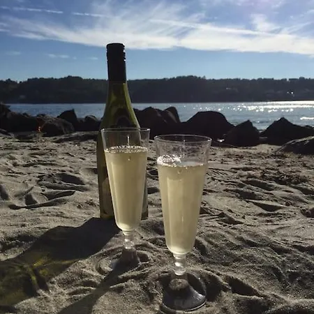 בית נופש Sjarmerende Og Solrikt Hus Naer Strender Pa *