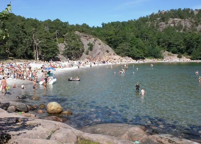 Sjarmerende Og Solrikt Hus Naer Strender Pa Casa vacanze Fevik